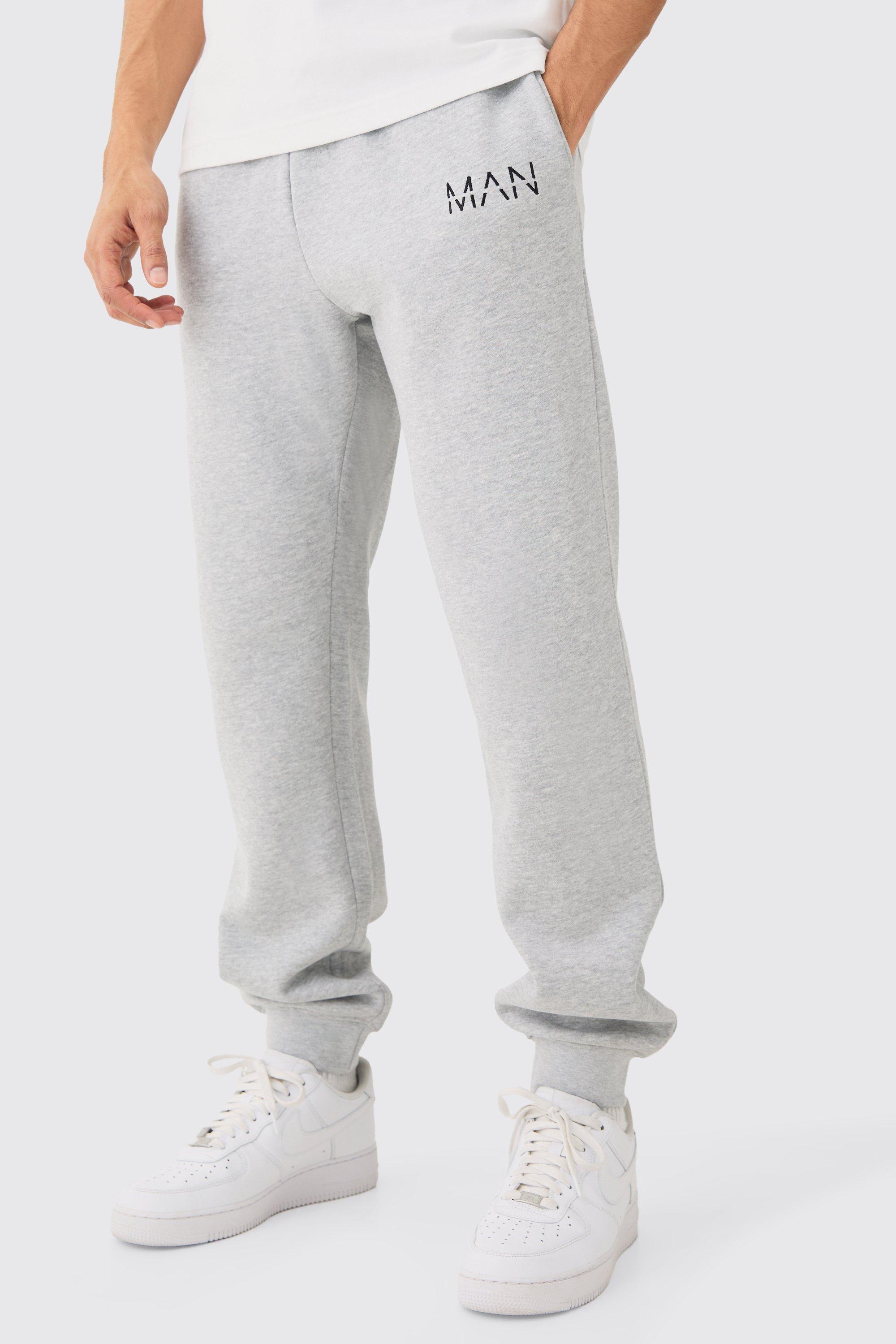 Mens Grey Man Dash Regular Jogger, Grey